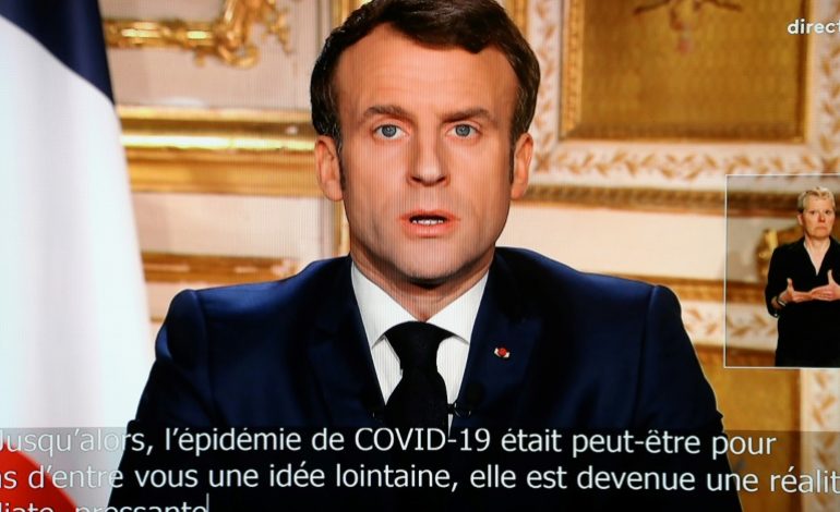 Emmanuel Macron déclare la « guerre » au coronavirus et restreint fortement les déplacements des Français
