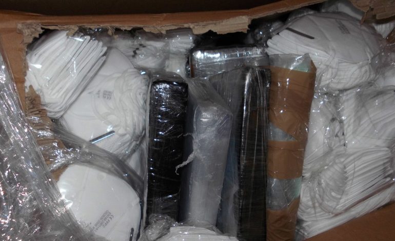 14 kilos de cocaïne cachés dans des masques de protection
