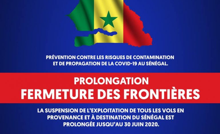 Les frontières aériennes sénégalaises fermées jusqu’au 30 juin