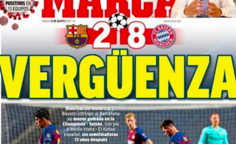 Après son humiliation face au Bayern, les médias catalans se défoulent sur le FC Barcelone