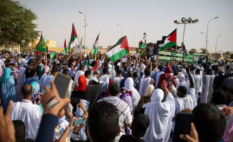 Des milliers de manifestants à Nouakchott en soutien aux Palestiniens