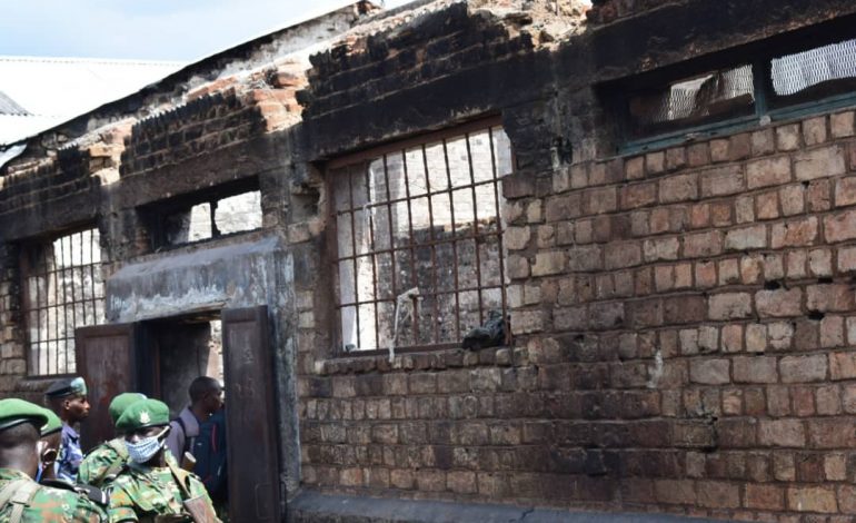 L’incendie à la prison centrale de Gitega fait 38 morts et 69 blessés