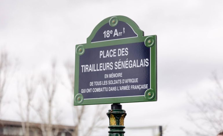 Une place des Tirailleurs Sénégalais inaugurée à Paris porte de Clignancourt (18e arrondissement)