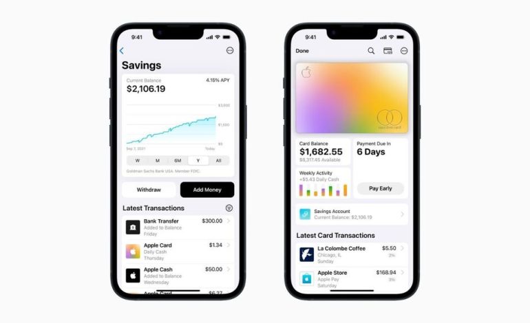 Après une carte de crédit, Apple lance un compte épargne avec un taux de 4,15%