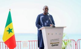 A Gorée, Macky Sall lance les travaux du futur mémorial sur la traite négrière