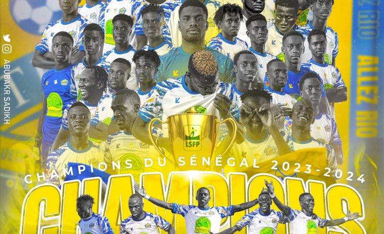 Teungueth FC champion du Sénégal de football pour la deuxième fois de son histoire