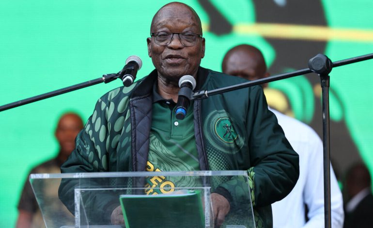 Jacob Zuma, déclaré inéligible donc exclu des élections du 29 mai 2024