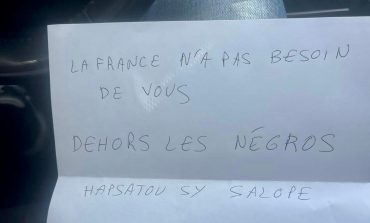 L'Association des Sénégalais de l'Hérault reçoit des messages racistes dans sa boite aux lettres: "La France n'a pas besoin de vous. Dehors les négros"